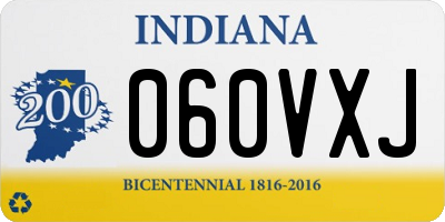 IN license plate 060VXJ
