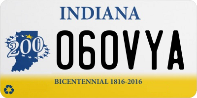 IN license plate 060VYA
