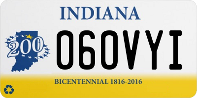 IN license plate 060VYI