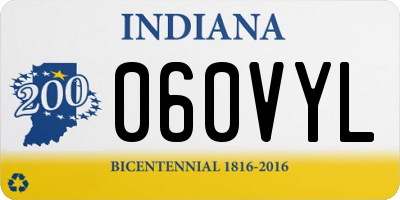 IN license plate 060VYL