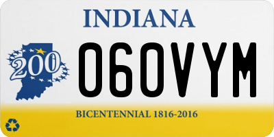 IN license plate 060VYM