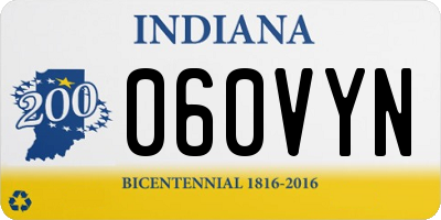 IN license plate 060VYN