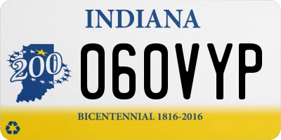IN license plate 060VYP