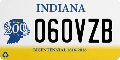 IN license plate 060VZB
