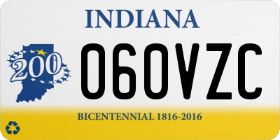 IN license plate 060VZC
