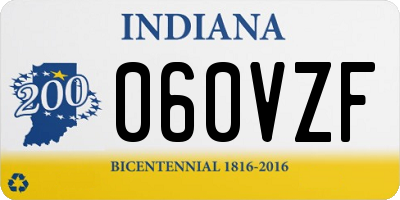 IN license plate 060VZF