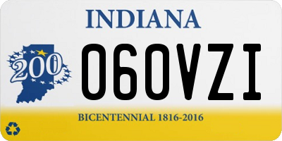 IN license plate 060VZI