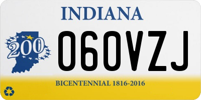 IN license plate 060VZJ