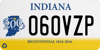 IN license plate 060VZP