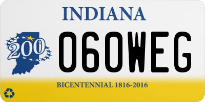 IN license plate 060WEG