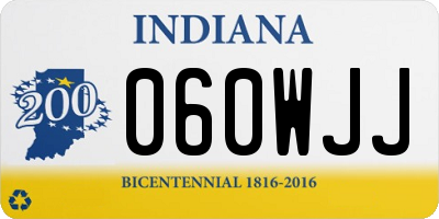 IN license plate 060WJJ