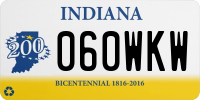IN license plate 060WKW