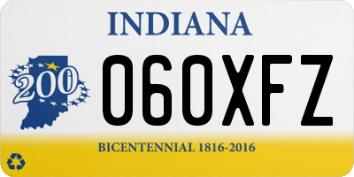 IN license plate 060XFZ