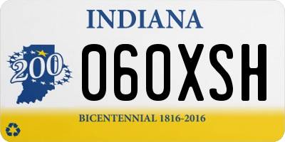 IN license plate 060XSH