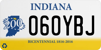 IN license plate 060YBJ