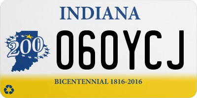 IN license plate 060YCJ