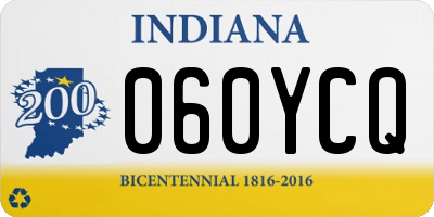 IN license plate 060YCQ