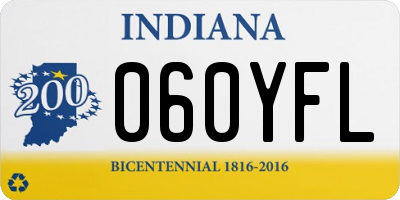 IN license plate 060YFL