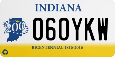 IN license plate 060YKW