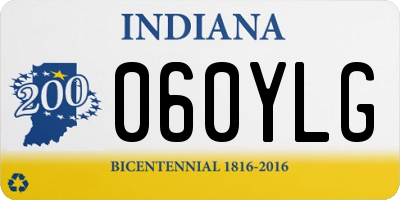 IN license plate 060YLG