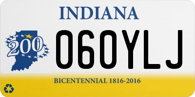 IN license plate 060YLJ