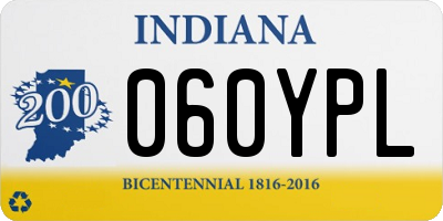 IN license plate 060YPL
