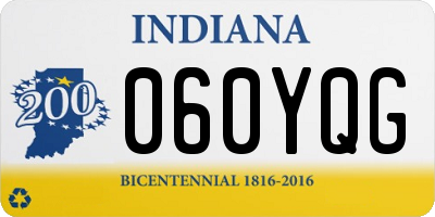 IN license plate 060YQG