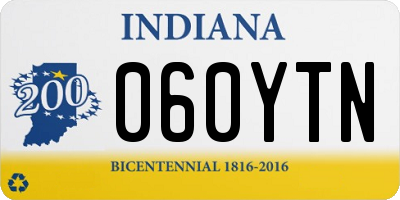 IN license plate 060YTN