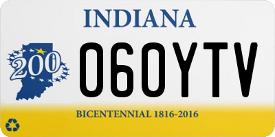 IN license plate 060YTV