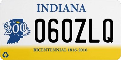 IN license plate 060ZLQ