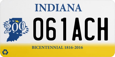 IN license plate 061ACH