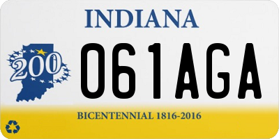 IN license plate 061AGA