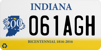 IN license plate 061AGH