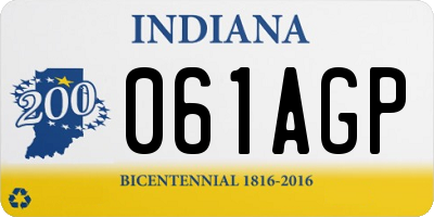 IN license plate 061AGP