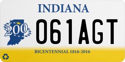 IN license plate 061AGT