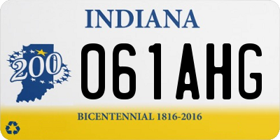 IN license plate 061AHG