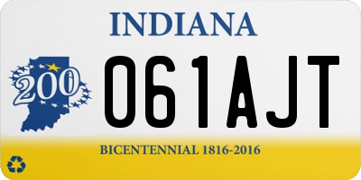 IN license plate 061AJT