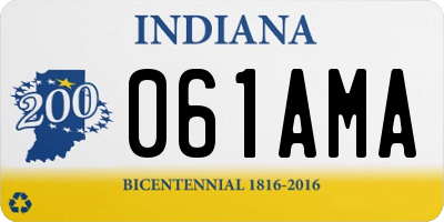 IN license plate 061AMA