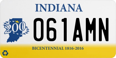 IN license plate 061AMN