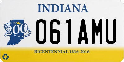 IN license plate 061AMU