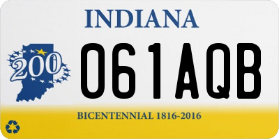 IN license plate 061AQB