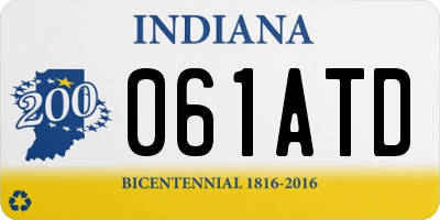 IN license plate 061ATD