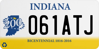 IN license plate 061ATJ