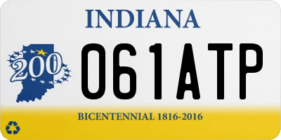 IN license plate 061ATP