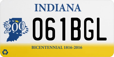 IN license plate 061BGL
