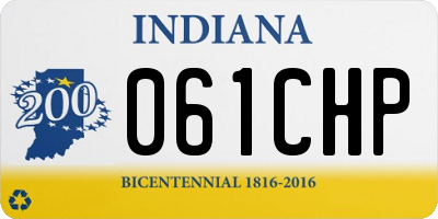 IN license plate 061CHP