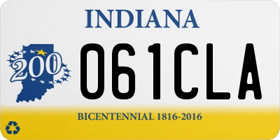 IN license plate 061CLA