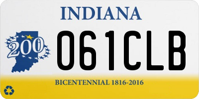 IN license plate 061CLB