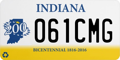 IN license plate 061CMG