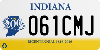 IN license plate 061CMJ